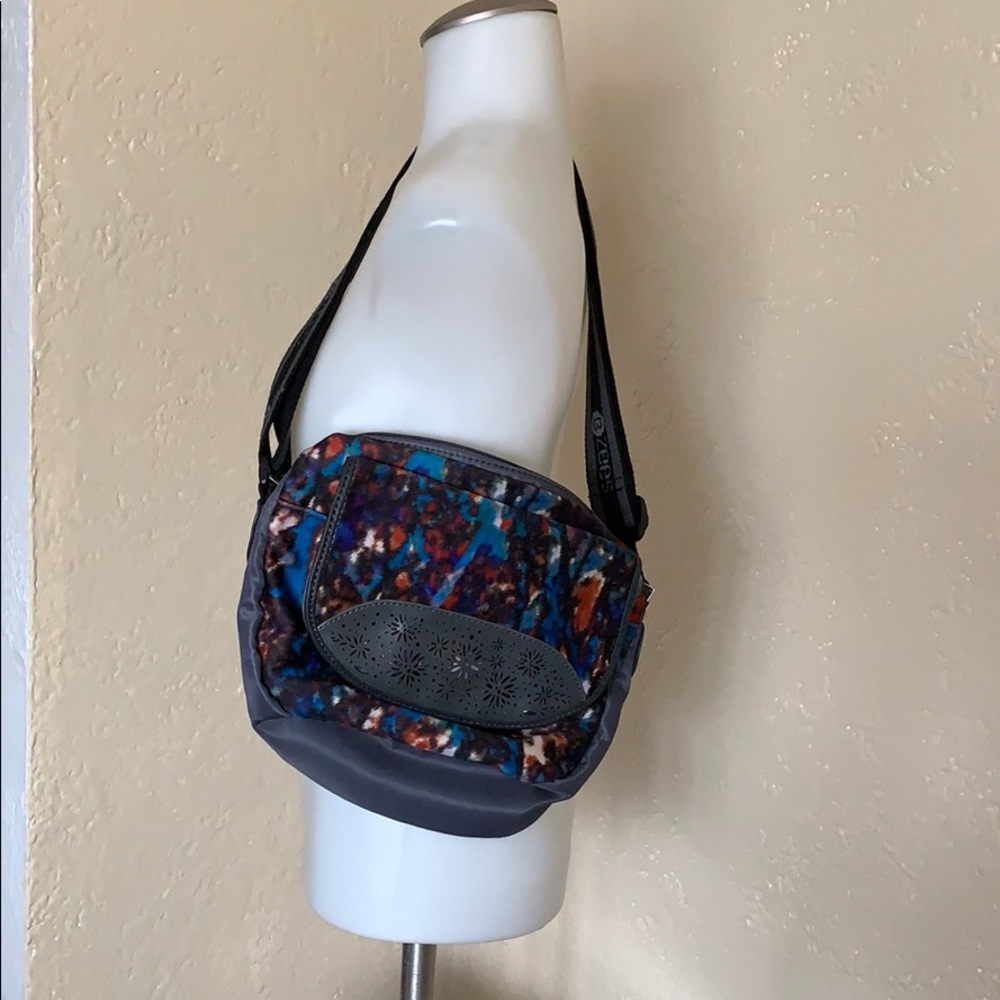 Bzees washable purse bag multi QVC 11x8